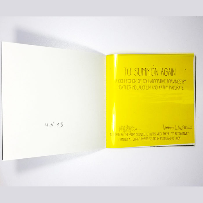 "To Summon Again" Art Zine in Yellow - Image 3